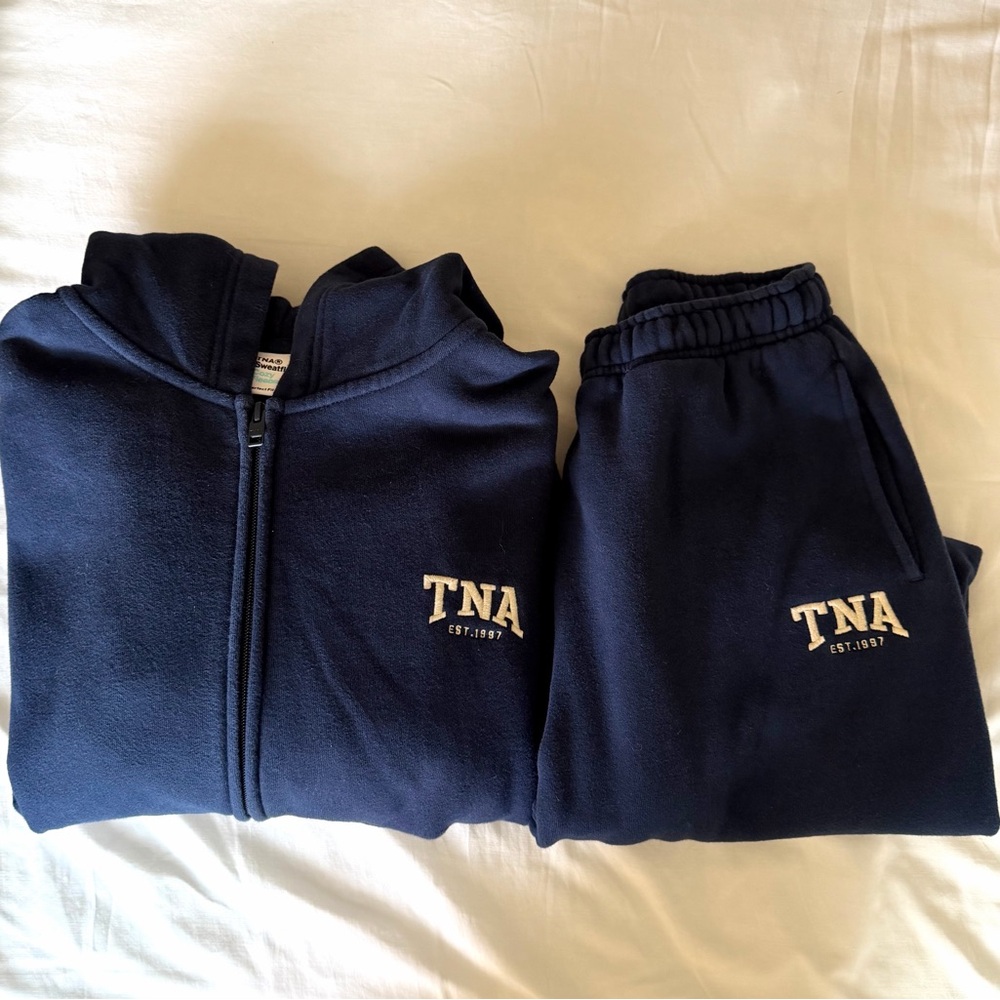 TNA Dark Blue Tracksuit Set